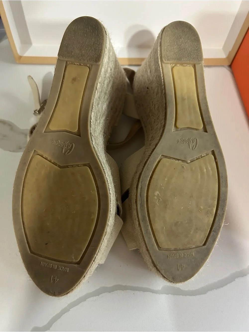 Castaner Blaudell Espadrille Wedge Sandals Sand size 41